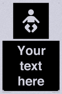 Custom information: black panel baby change